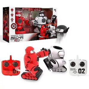 BRAND NEW! Sharper Image Mecha Rivals Remote Control Ejecting Battle Robots Set